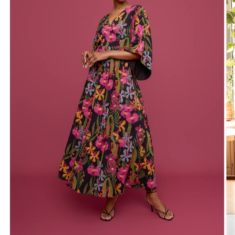 Orchid Maxi Dress - Mixed Print